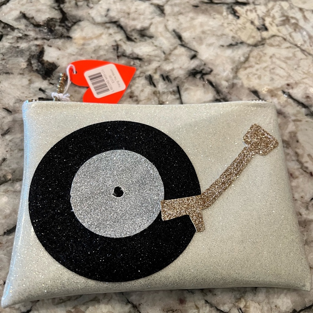 Julie Mollo Brand New bag. Shinny Zippered Pouch!